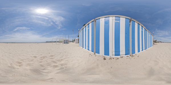La Baule - tentes de plage