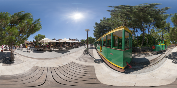 Cap Ferret - le petit train à Bélisaire