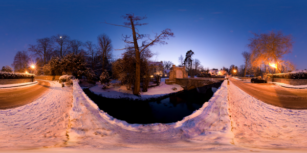 Louveciennes — Château du Point sous la neige